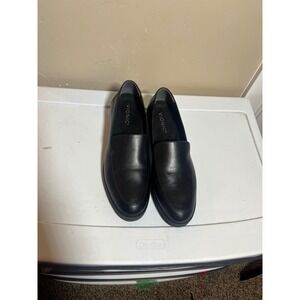 Vionic Black Leather Loafers Slip On Women Size Unknown Comfortable  Shoes 8